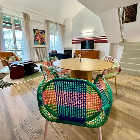 149 Borgo Ticino Suite Attico Di Lusso Con Terrazzo E Parking Privato Pavia Luaran gambar