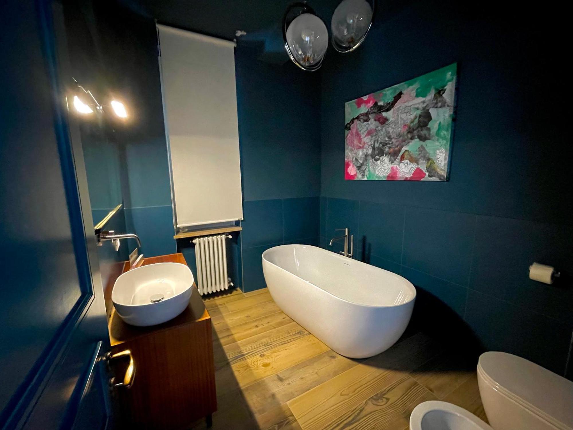 149 Borgo Ticino Suite Attico Di Lusso Con Terrazzo E Parking Privato Pavia Luaran gambar